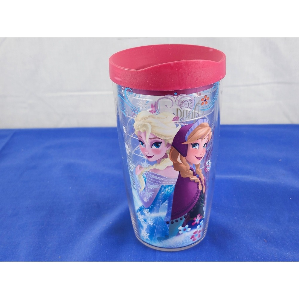 Tervis Disney Frozen Anna Elsa 16 oz. Insulated Wavy Tumbler‎ & Lid BPA Free